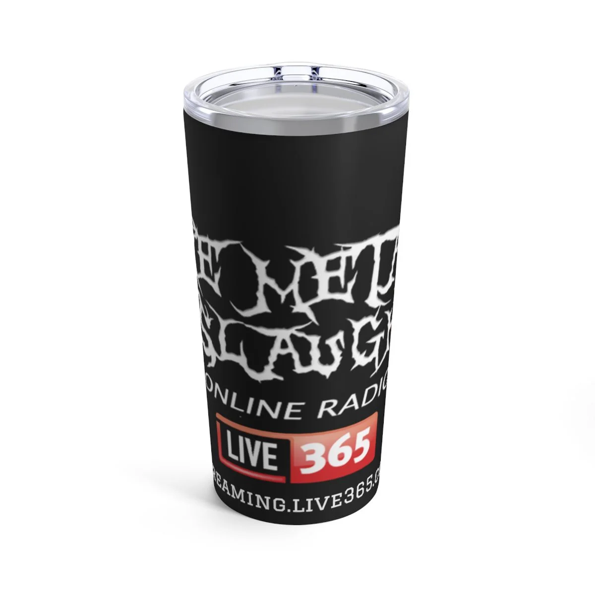 The Metal Onslaught Online Radio365 20oz Stainless Steel Tumbler