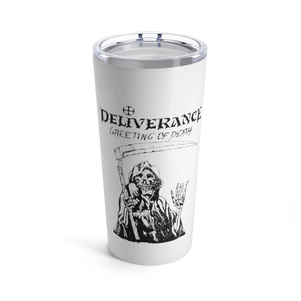 Deliverance - Greeting of Death Black 20oz Tumbler