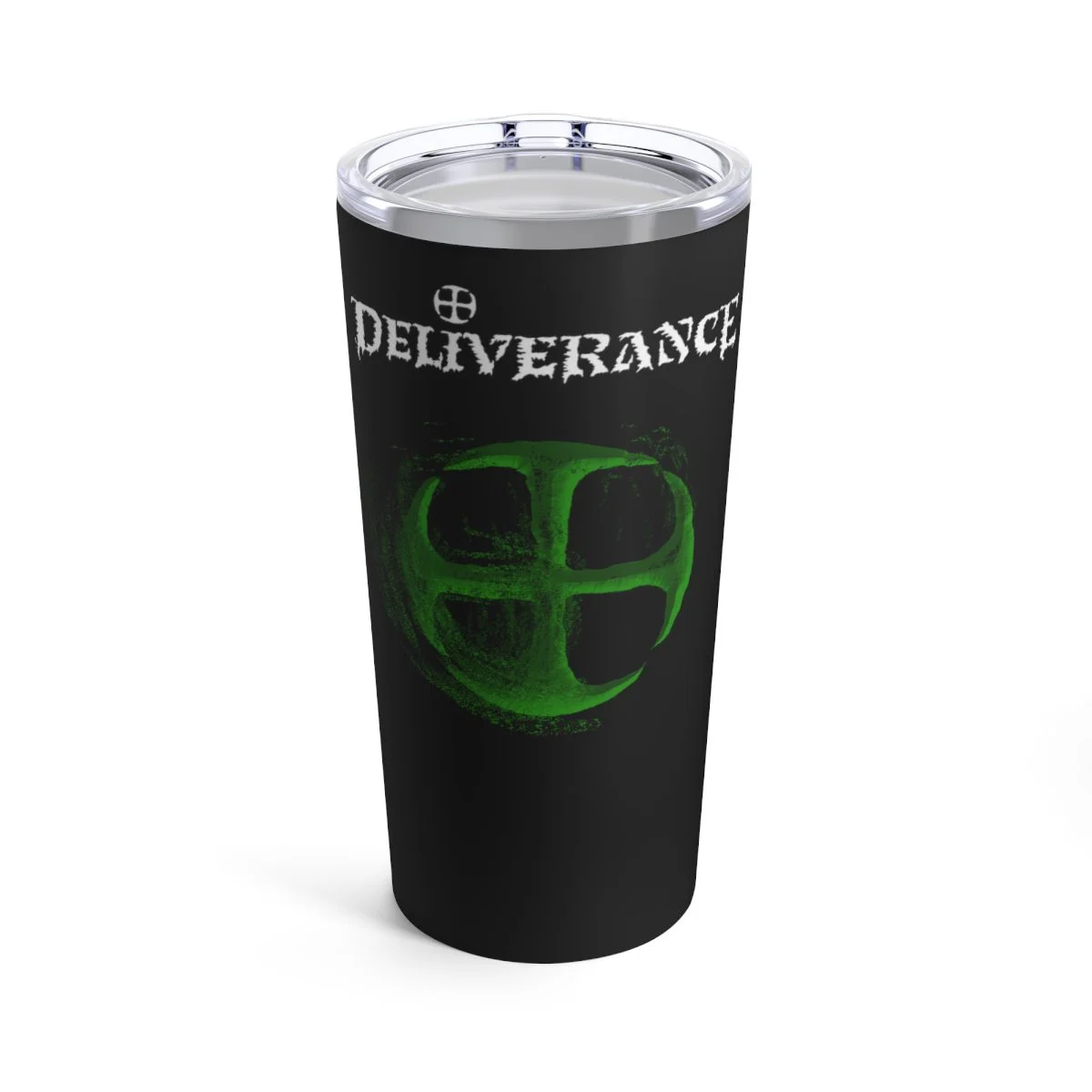 Deliverance Disintegrating Cross Green 20oz Tumbler