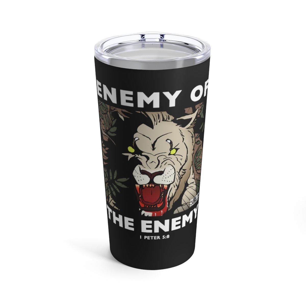 Word For Word Bible Comics – Enemy of the Enemy 20oz Stainless Steel Tumbler