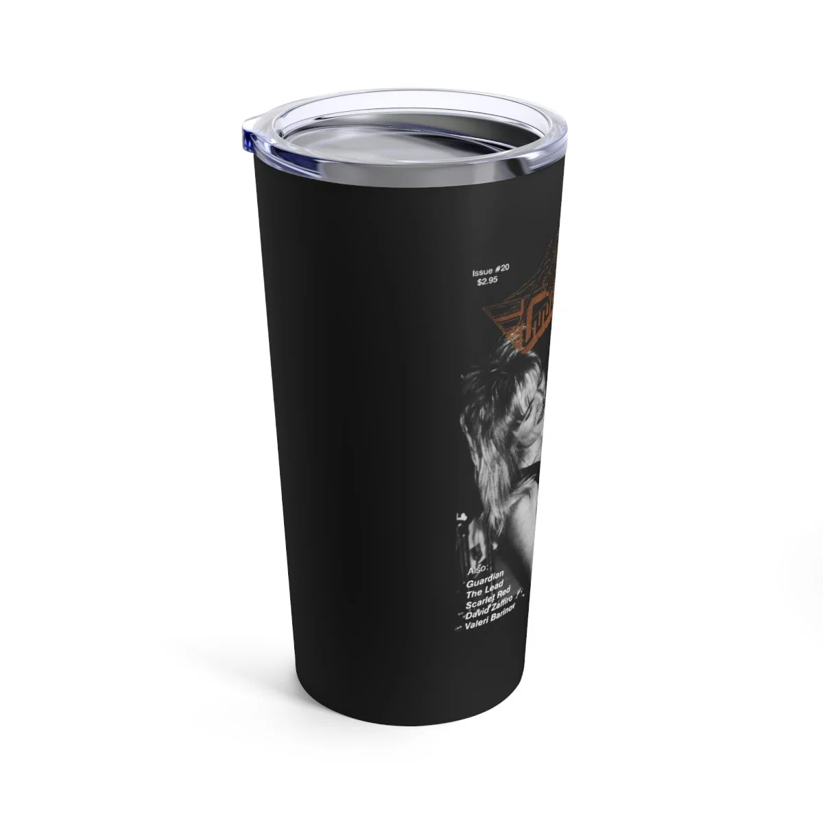 Heaven's Metal Magazine Issue 20 Bruce Swift of Sacred Warrior 20oz Stainless Steel Tumbler - Image 3