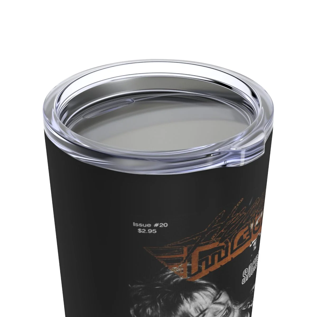 Heaven's Metal Magazine Issue 20 Bruce Swift of Sacred Warrior 20oz Stainless Steel Tumbler - Image 6