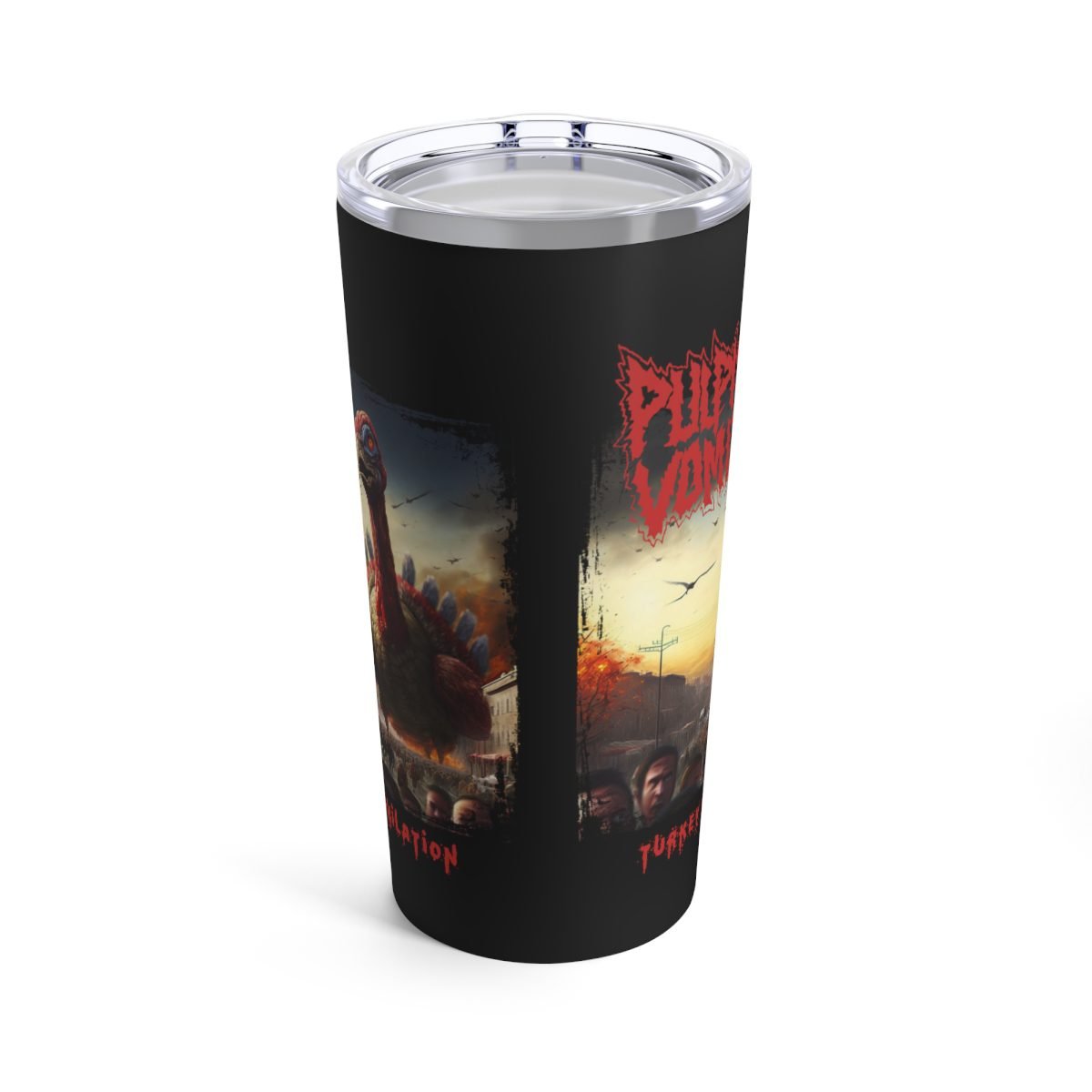 Pulpit Vomit – Turkey Annihilation (The Charon Collective) 20oz Stainless Steel Tumbler