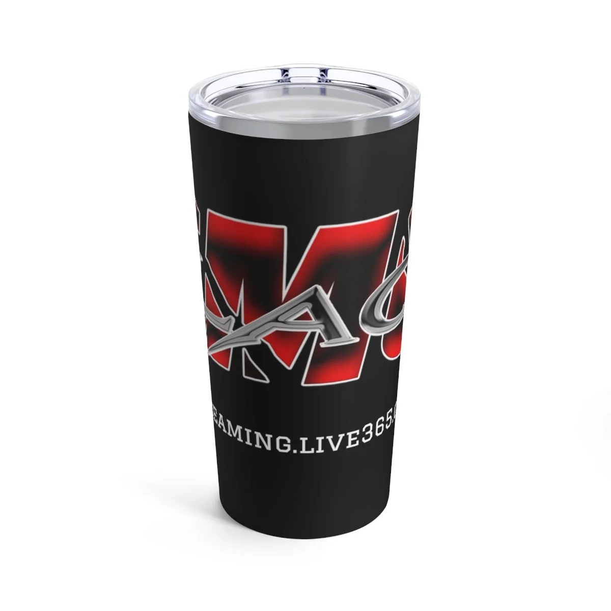 TMO Black 20oz Stainless Steel Tumbler