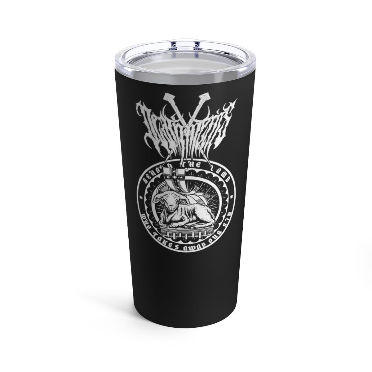 Deathmerits – Behold the Lamb 20oz Stainless Steel Tumbler