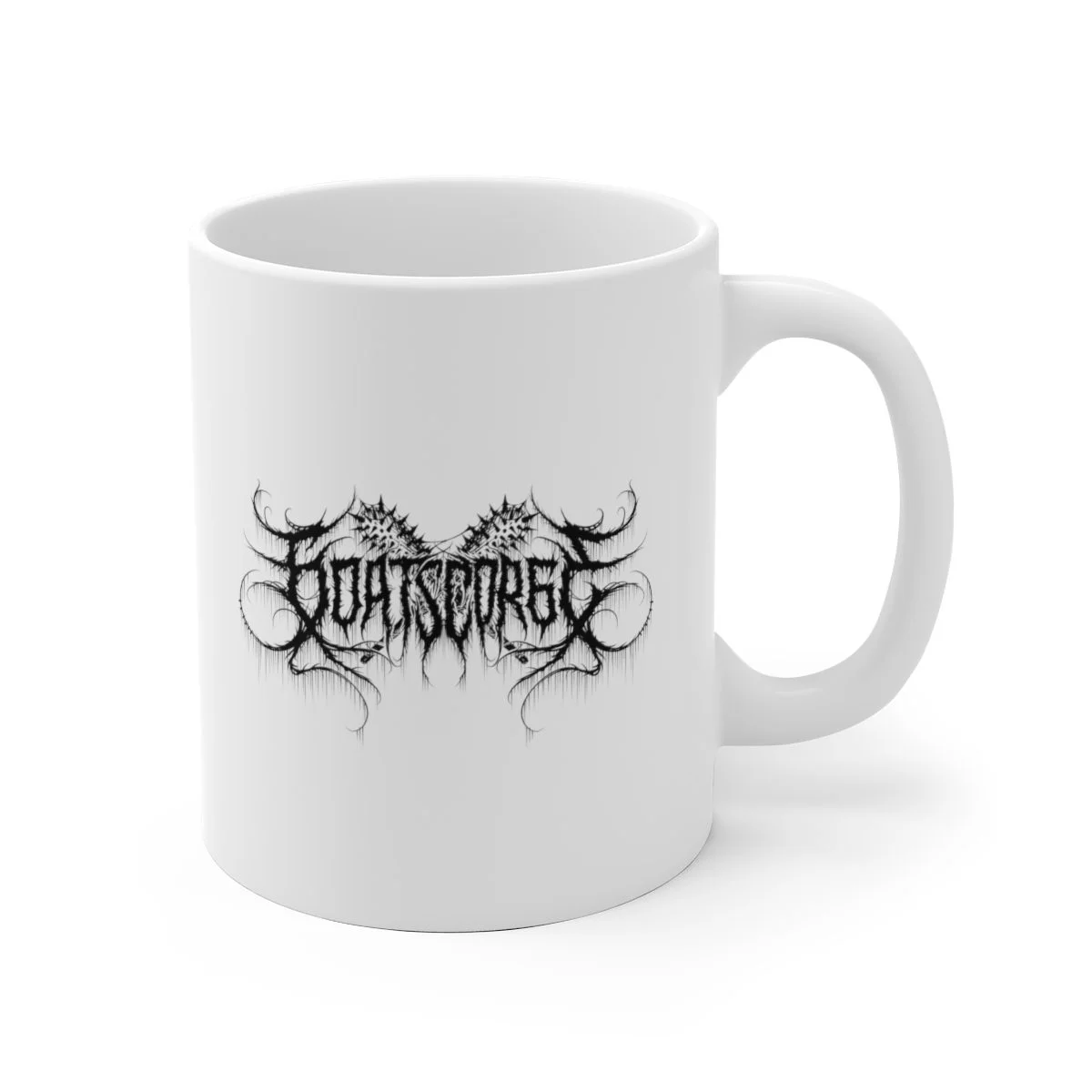 Goatscorge New Logo 2022 Black 11oz White Mug