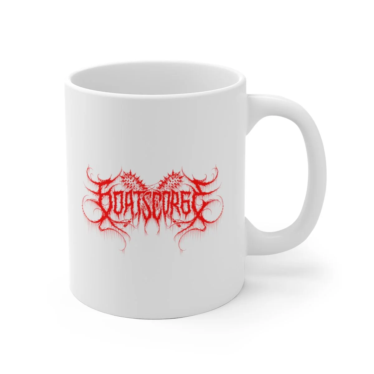 Goatscorge New Logo 2022 Red/White 11oz White Mug