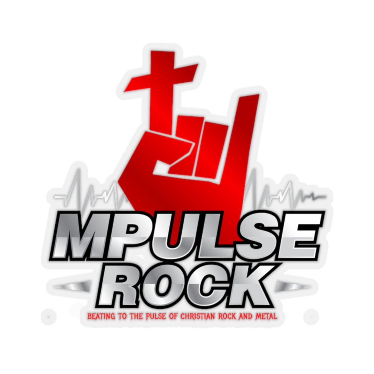 MPulse Rock Die Cut Stickers - Image 3