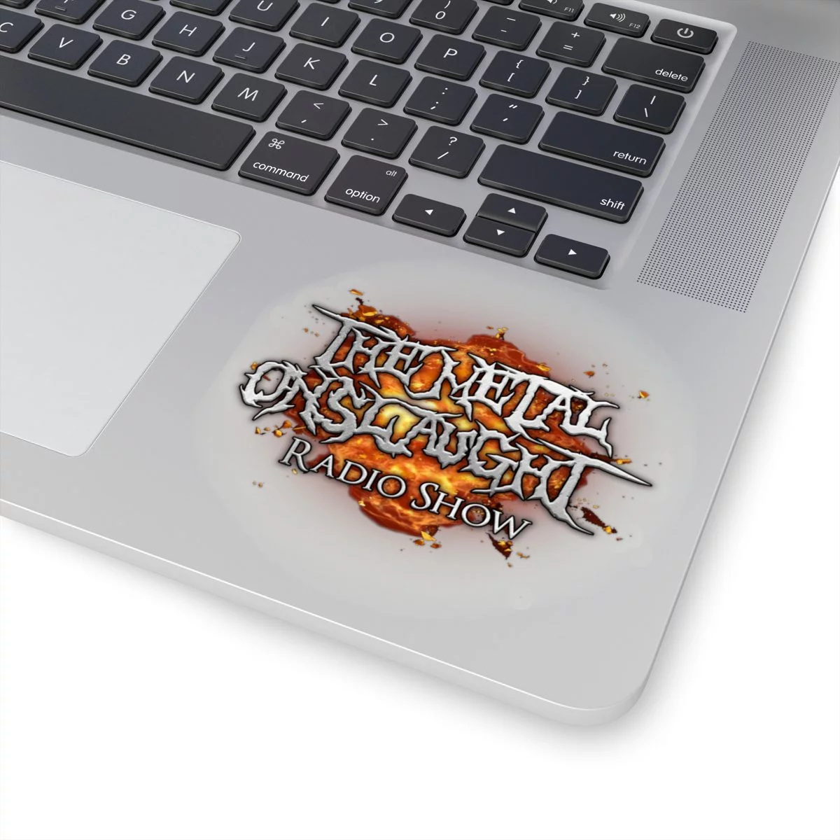 The Metal Onslaught Radio Show Die Cut Stickers