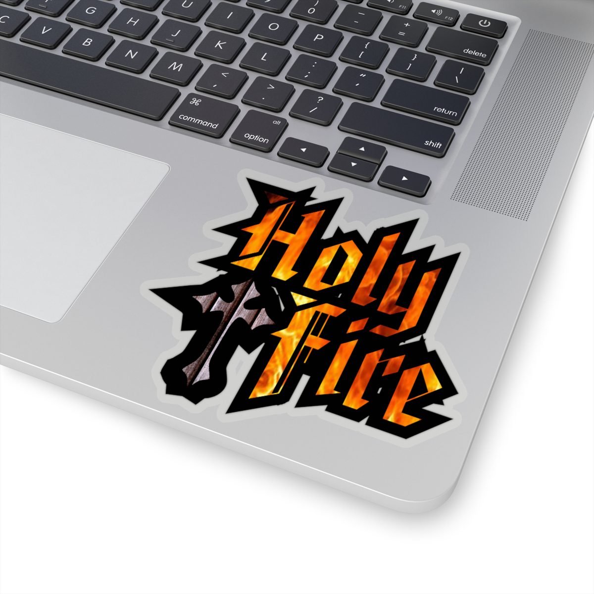 Holy fire Logo Die Cut Stickers