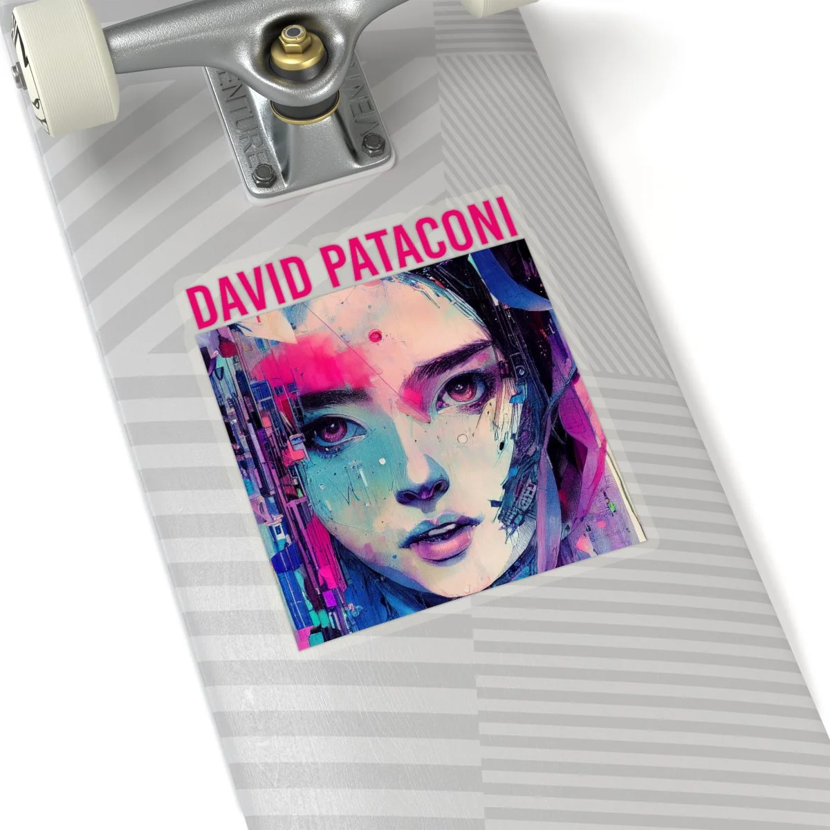 David Pataconi - Cyber Girl 7 Die Cut Stickers