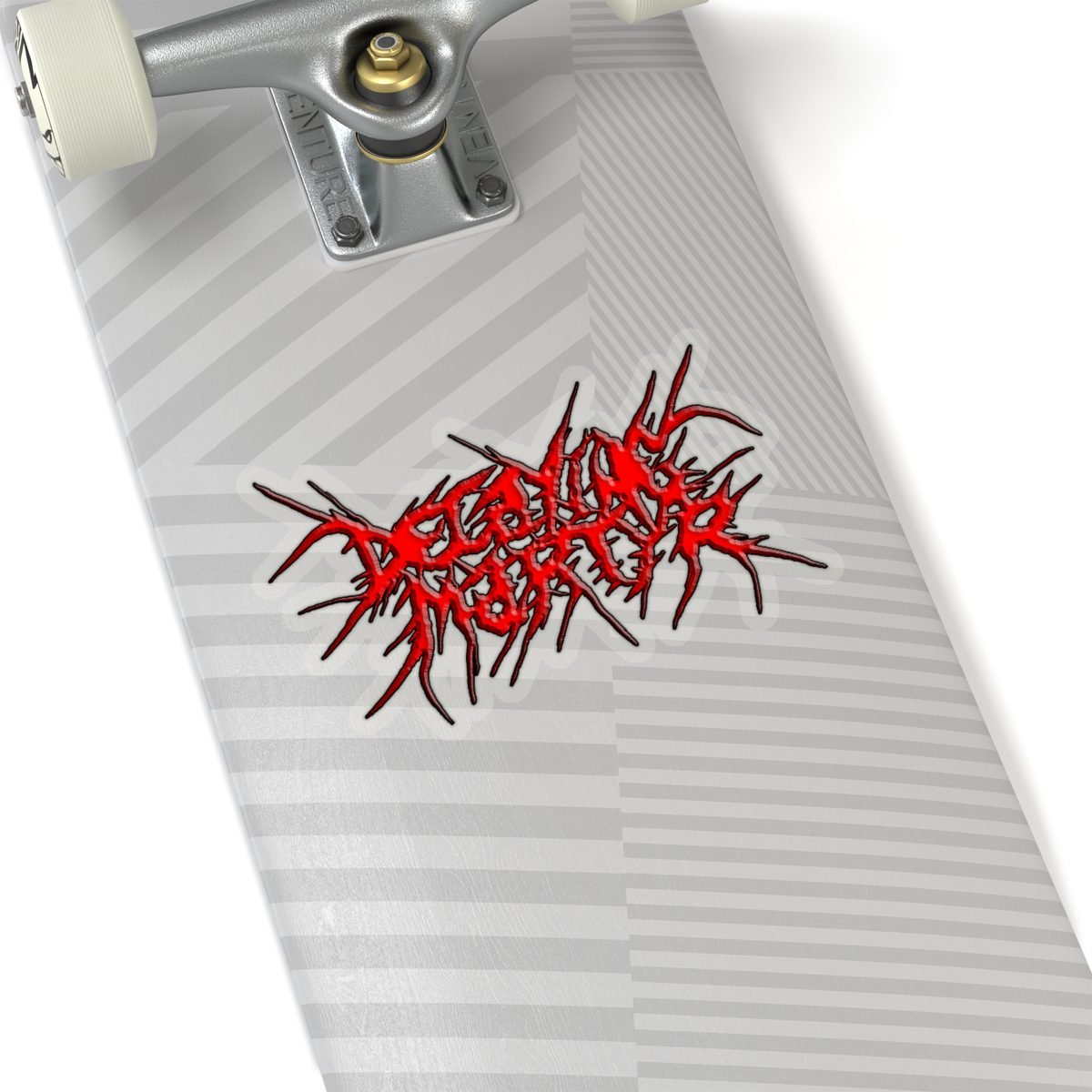 Decaying Martyr 3D Logo (Red) Die Cut Stickers