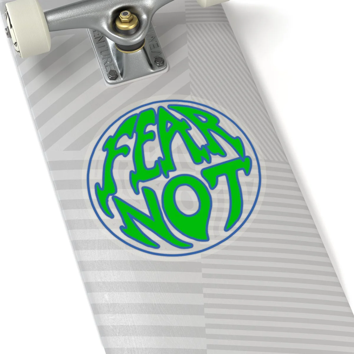 Fear Not Circle Logo Die Cut Stickers