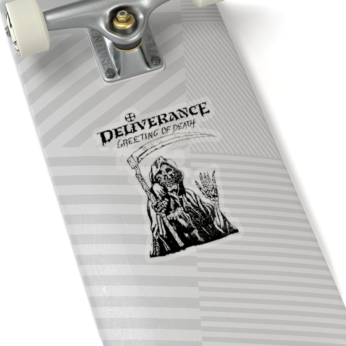 Deliverance – Greetings of Death Die Cut Stickers