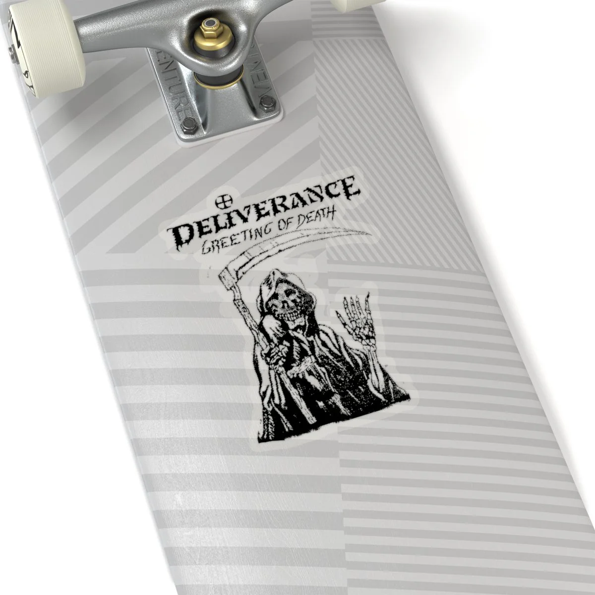 Deliverance - Greetings of Death Die Cut Stickers