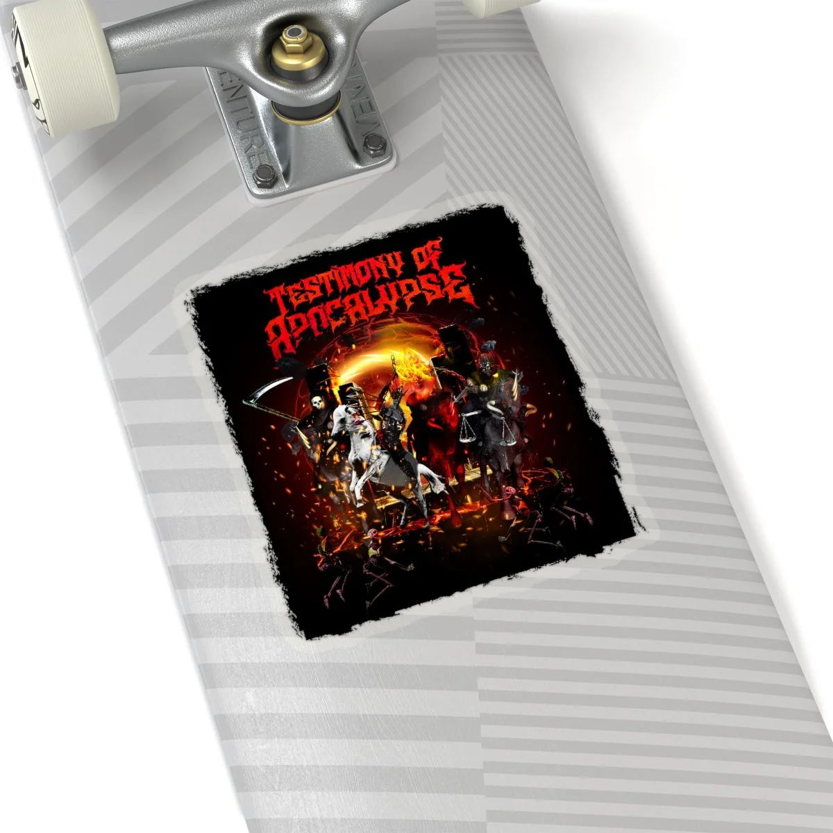 Testimony of Apocalypse - Unleashed Die Cut Stickers