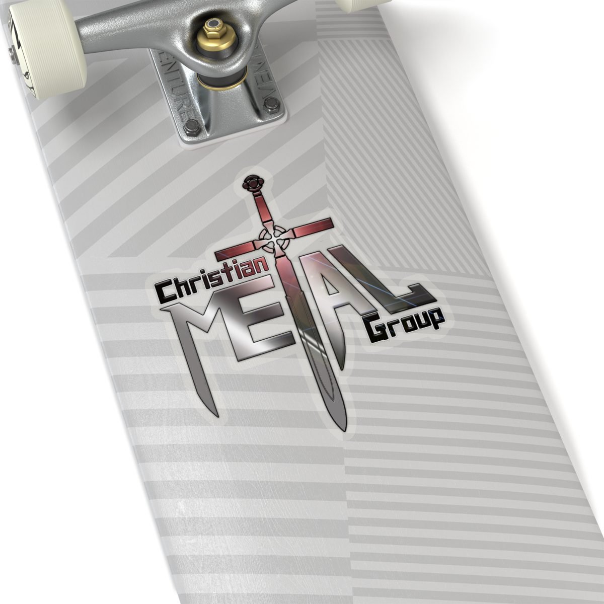 Christian Metal Group Logo Die Cut Stickers