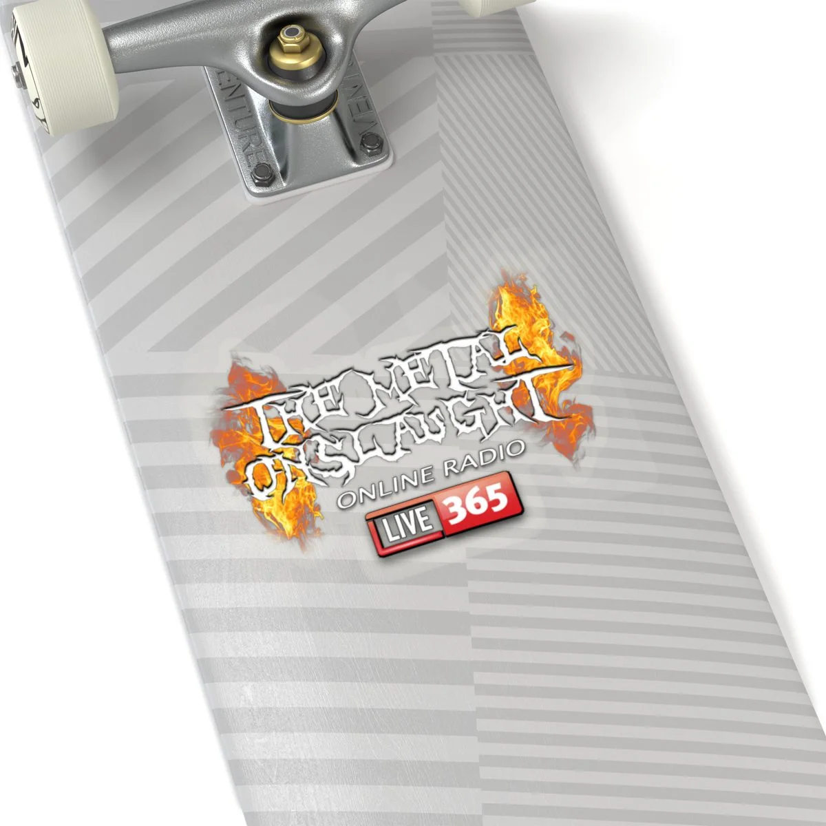 The Metal Onslaught Online Radio365 Die Cut Stickers