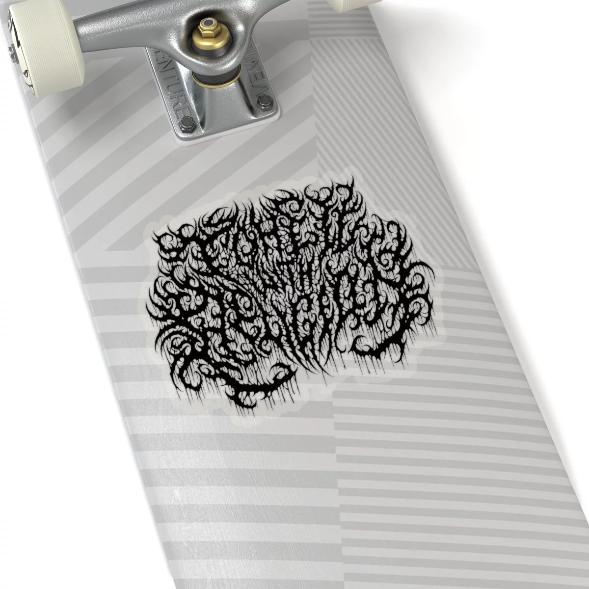 To Hell With Religion Black Logo Die Cut Stickers