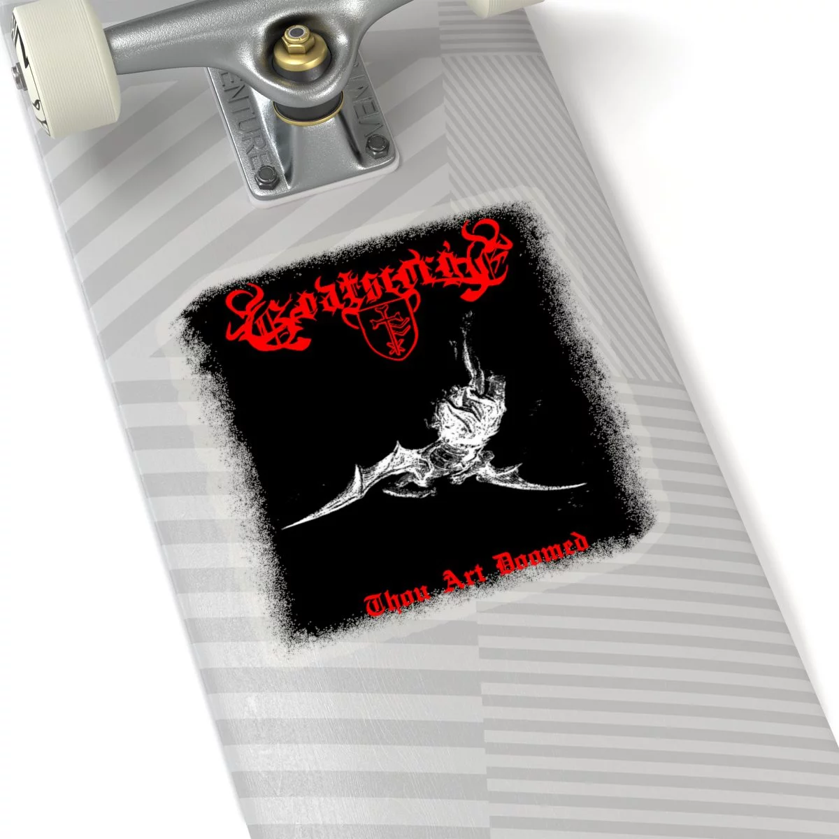 Goatscorge - Thou Art Doomed Die Cut Stickers