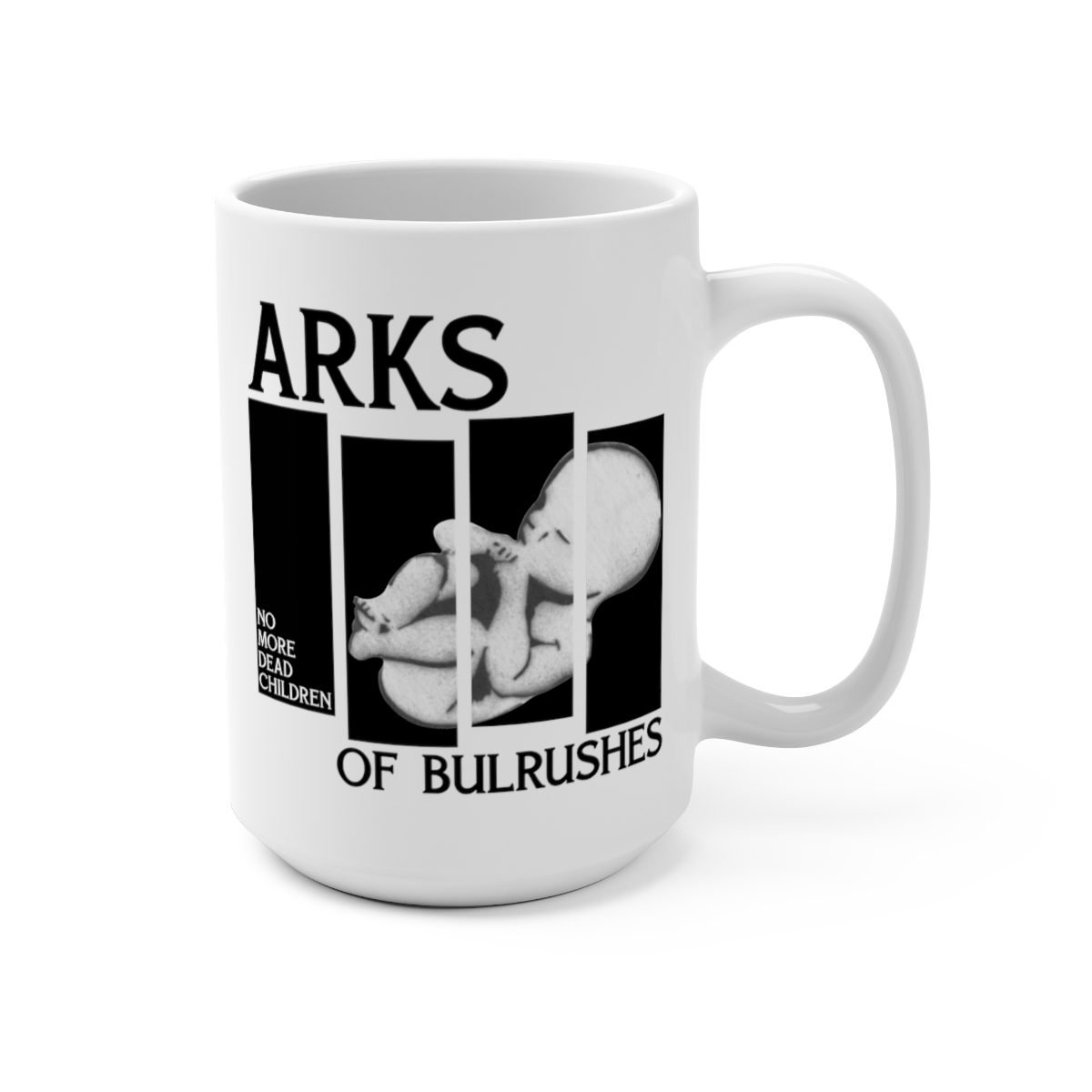 Arks of Bulrushes NMDC White 15oz Mug