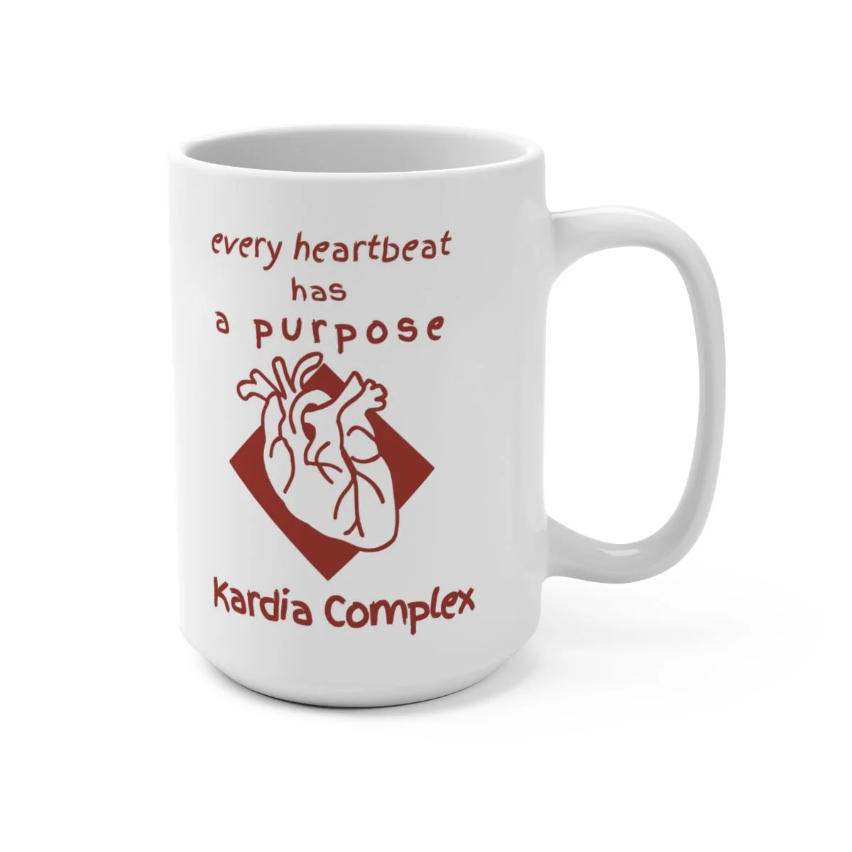 Kardia Complex - Every Heartbeat 15oz White Mug