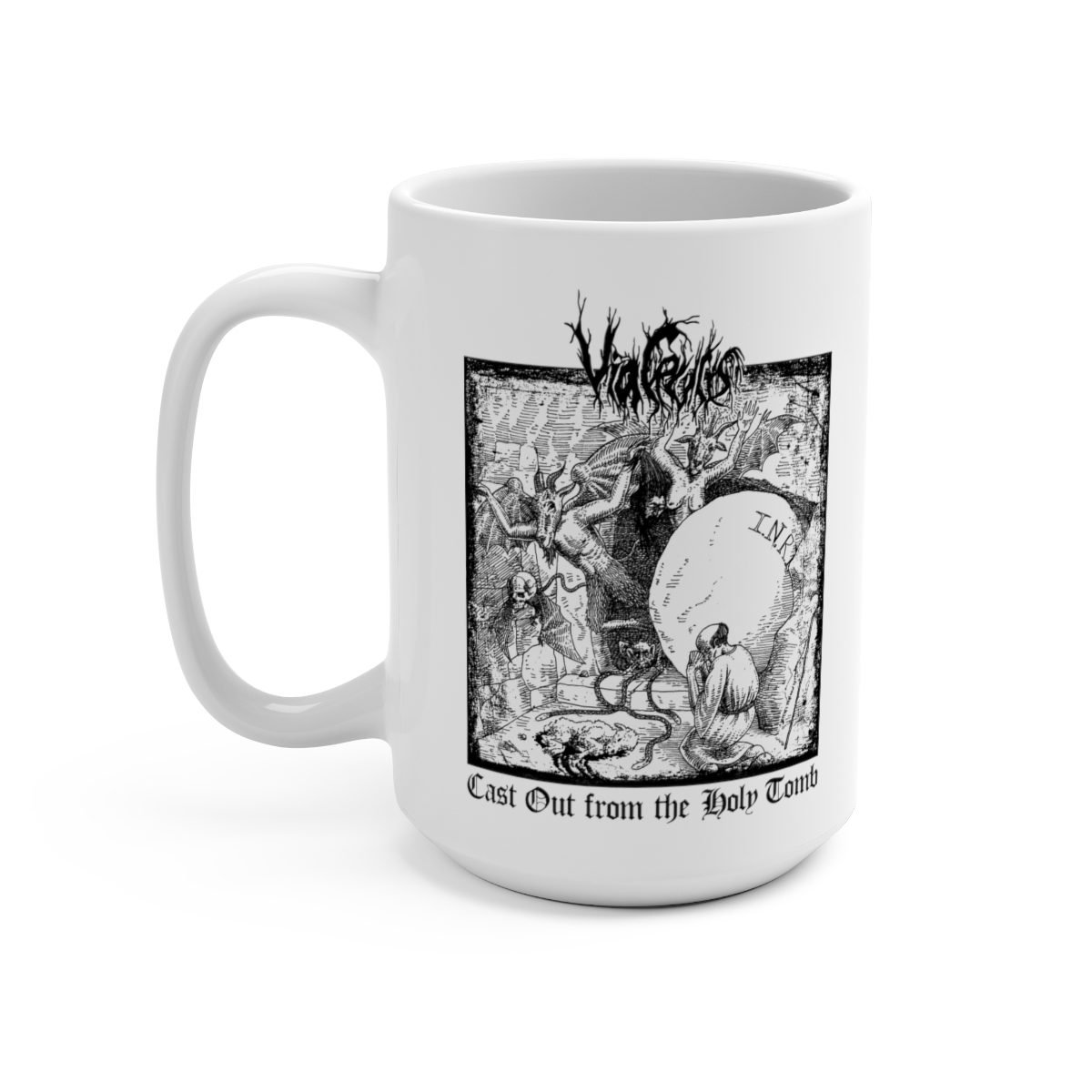 Via Crucis – Cast Out from the Holy Tomb 15oz White Mug