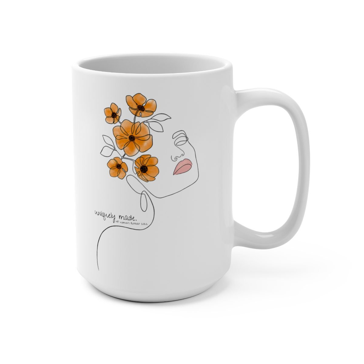 His Place Women’s Ministry – Uniquely Made 15oz White Mug