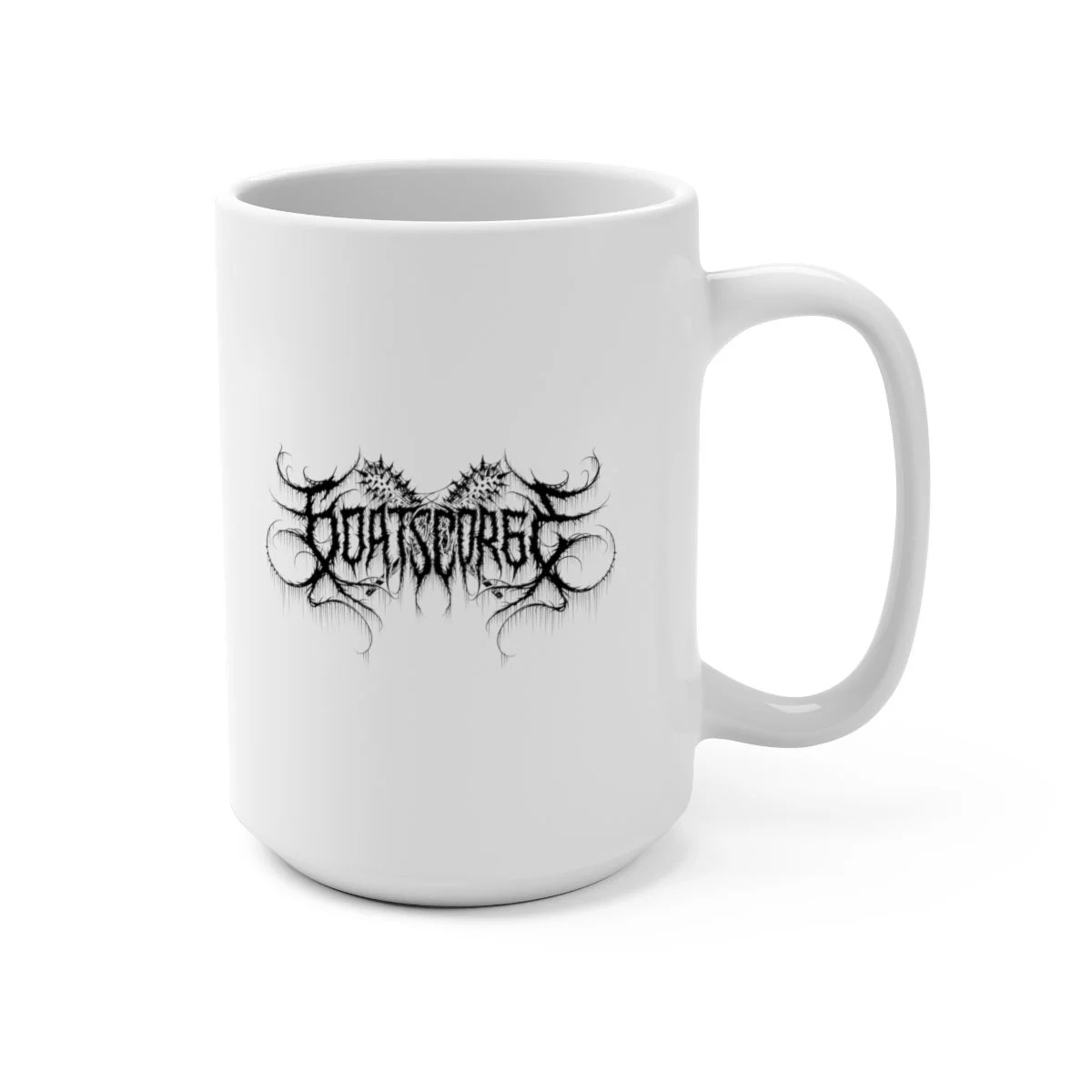 Goatscorge New Logo 2022 Black 15oz White Mug