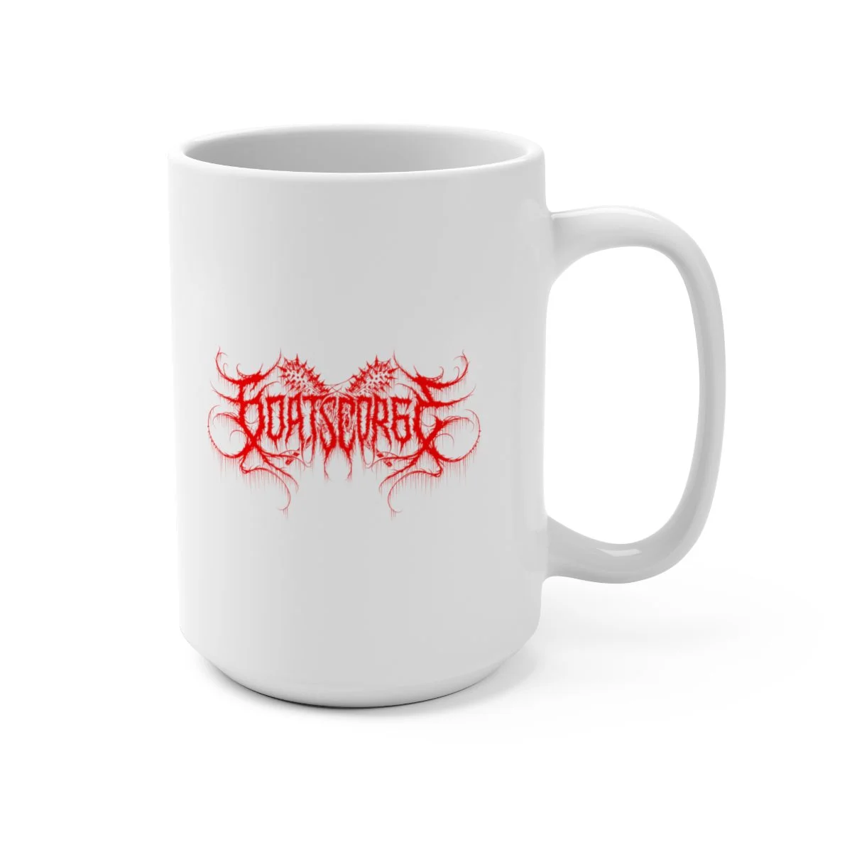 Goatscorge New Logo 2022 Red/White 15oz White Mug