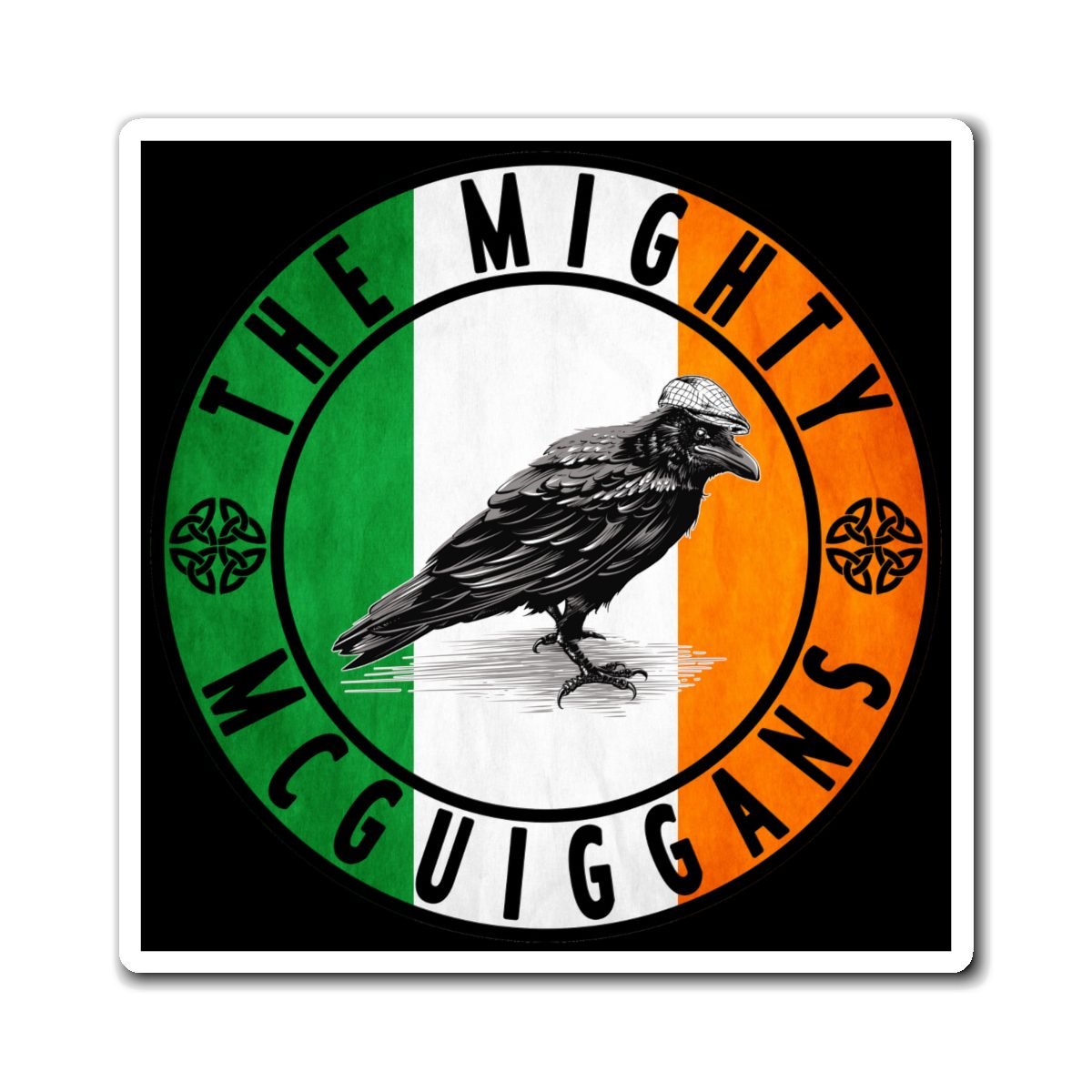 The Mighty McGuiggans Irish Flag Magnets