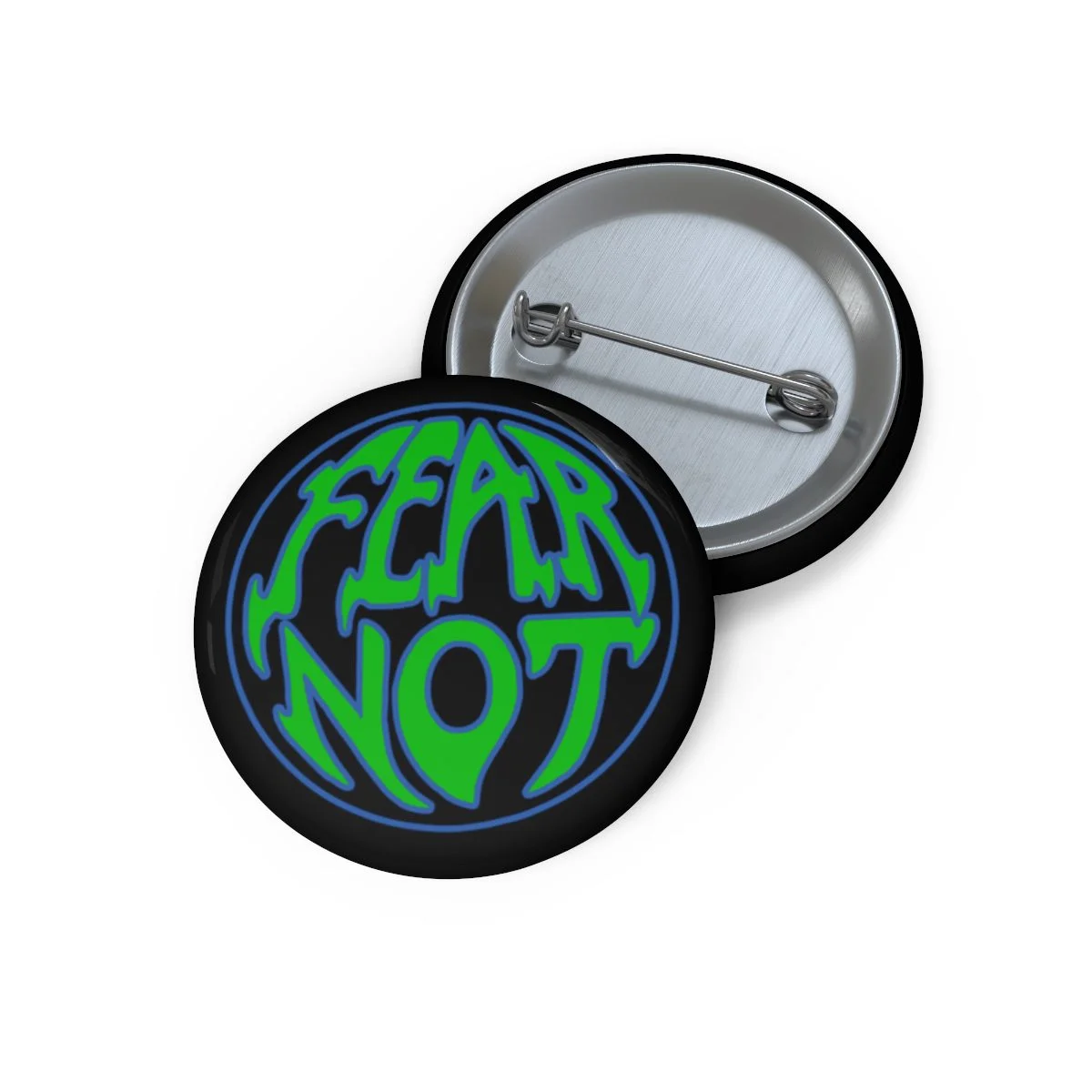 Fear Not Circle Logo Pin Buttons