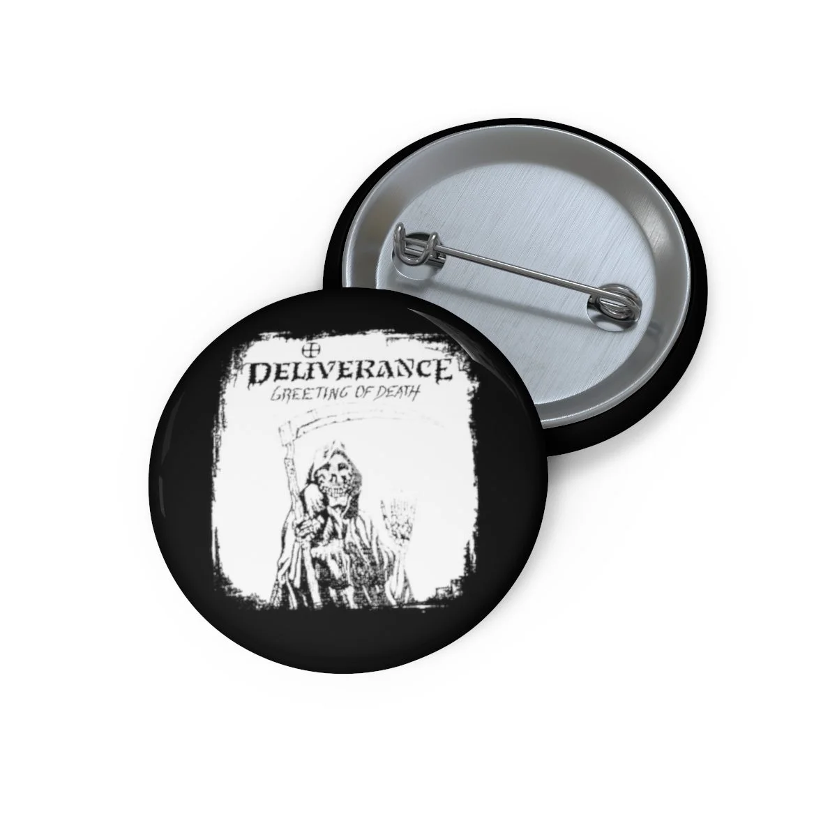 Deliverance - Greetings of Death Pin Buttons