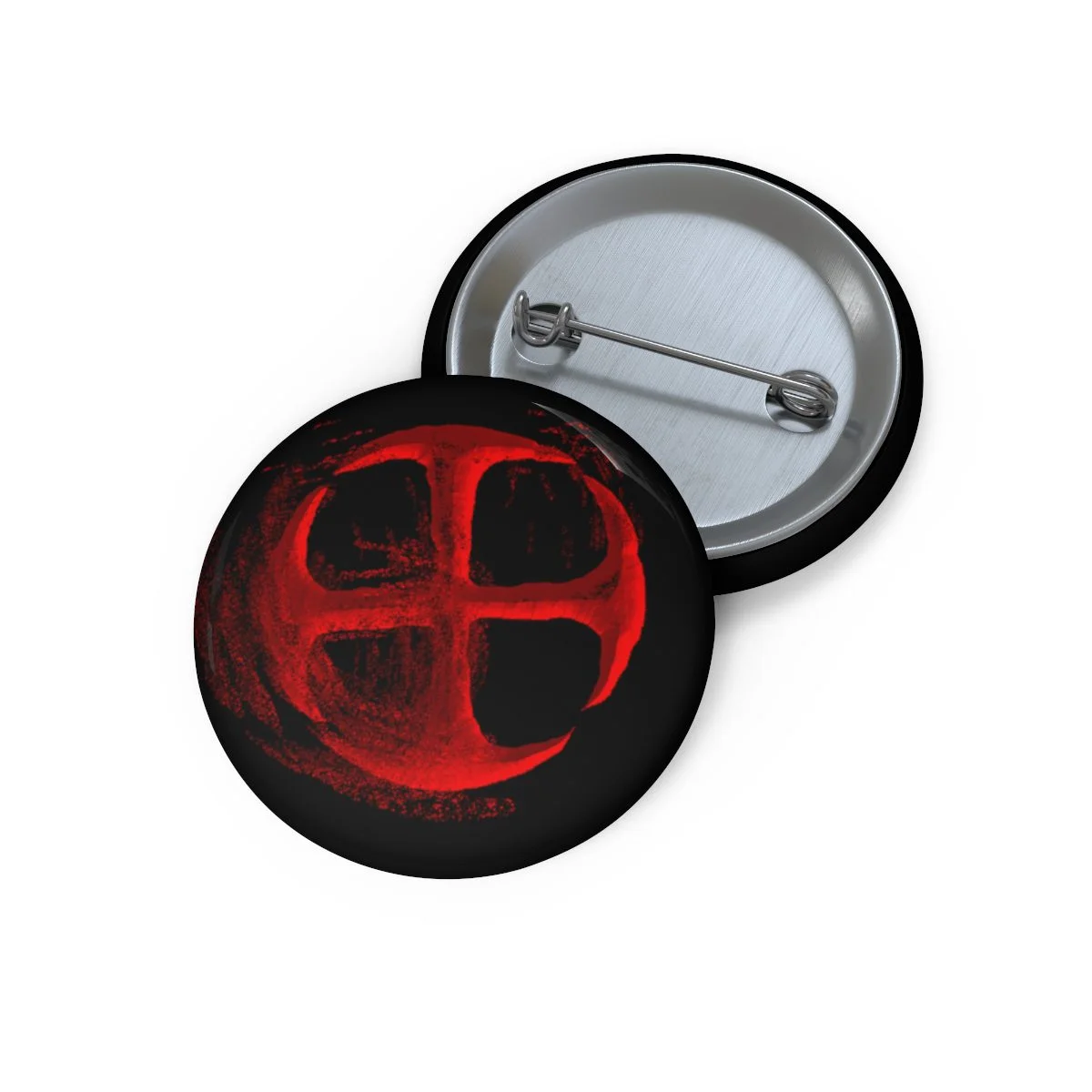 Deliverance Disintegrating Cross Pin Buttons