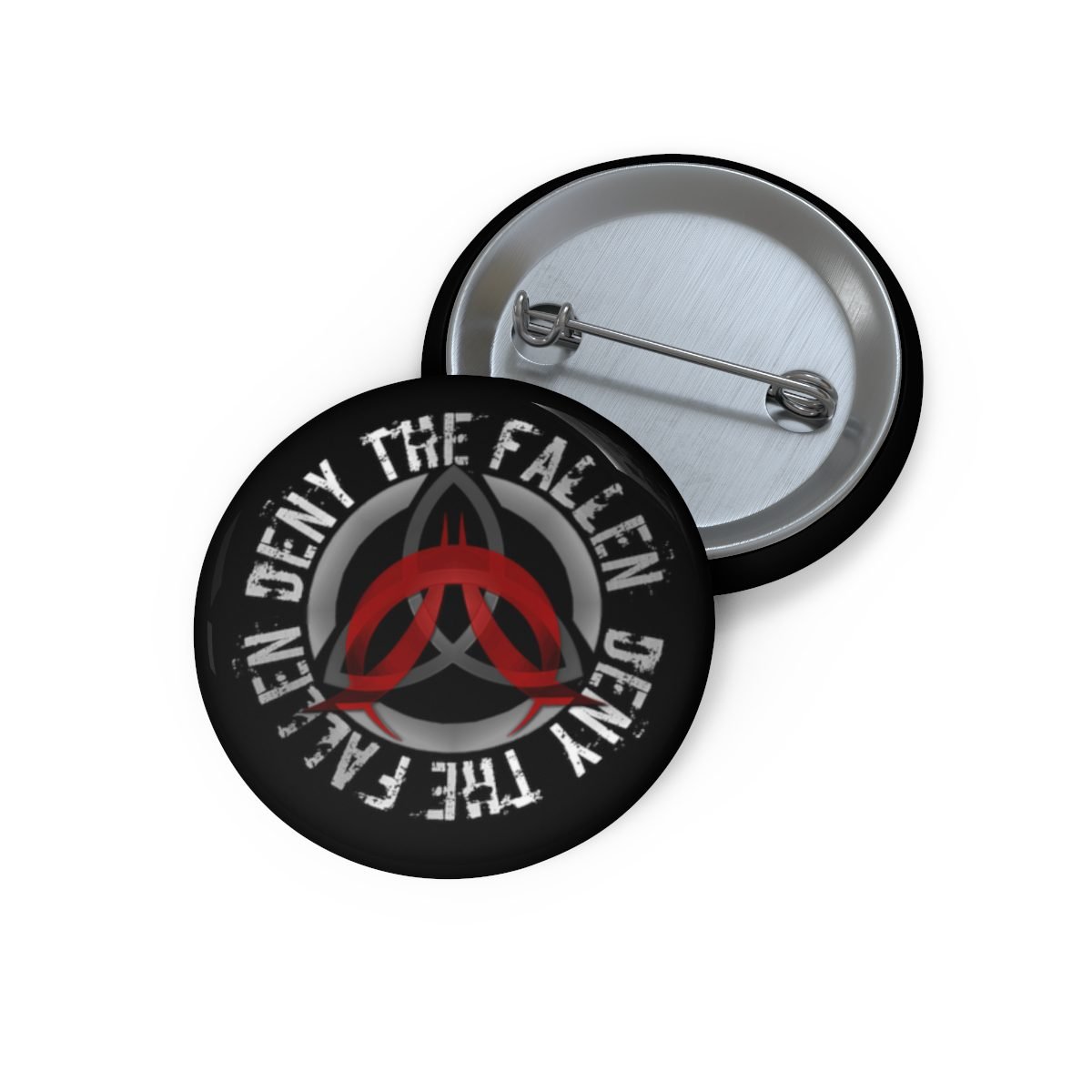 Deny The Fallen Original Logo Pin Buttons