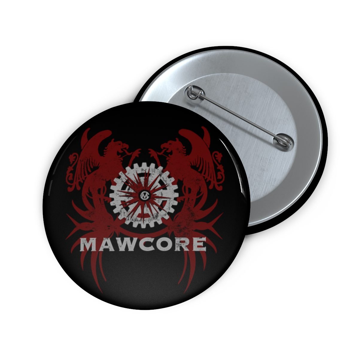 Mawcore Crest Pin Buttons