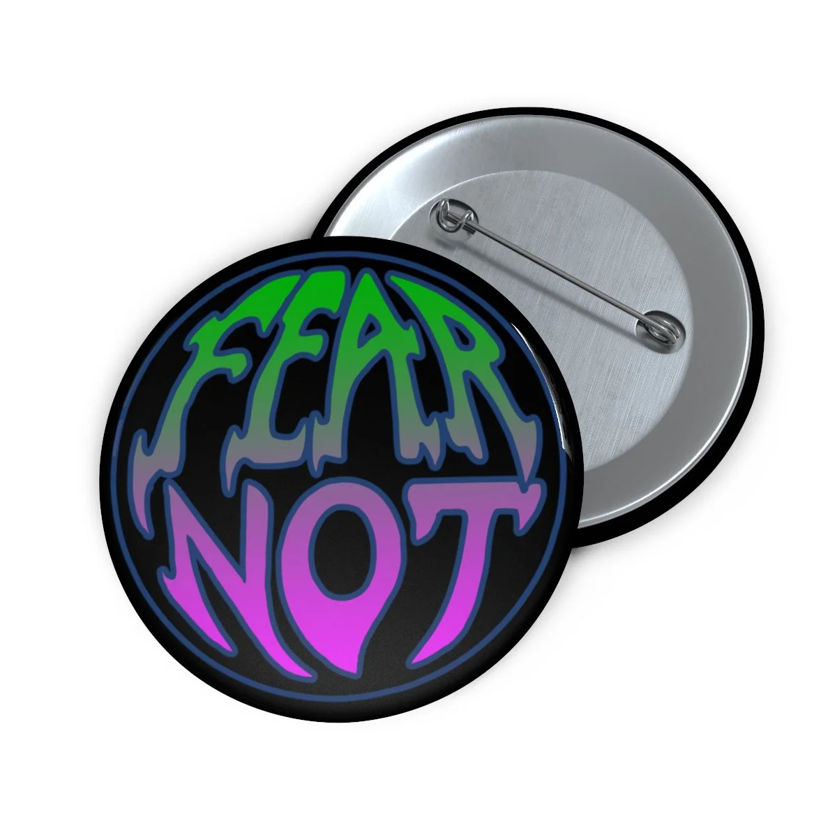 Fear Not GP Logo Pin Buttons