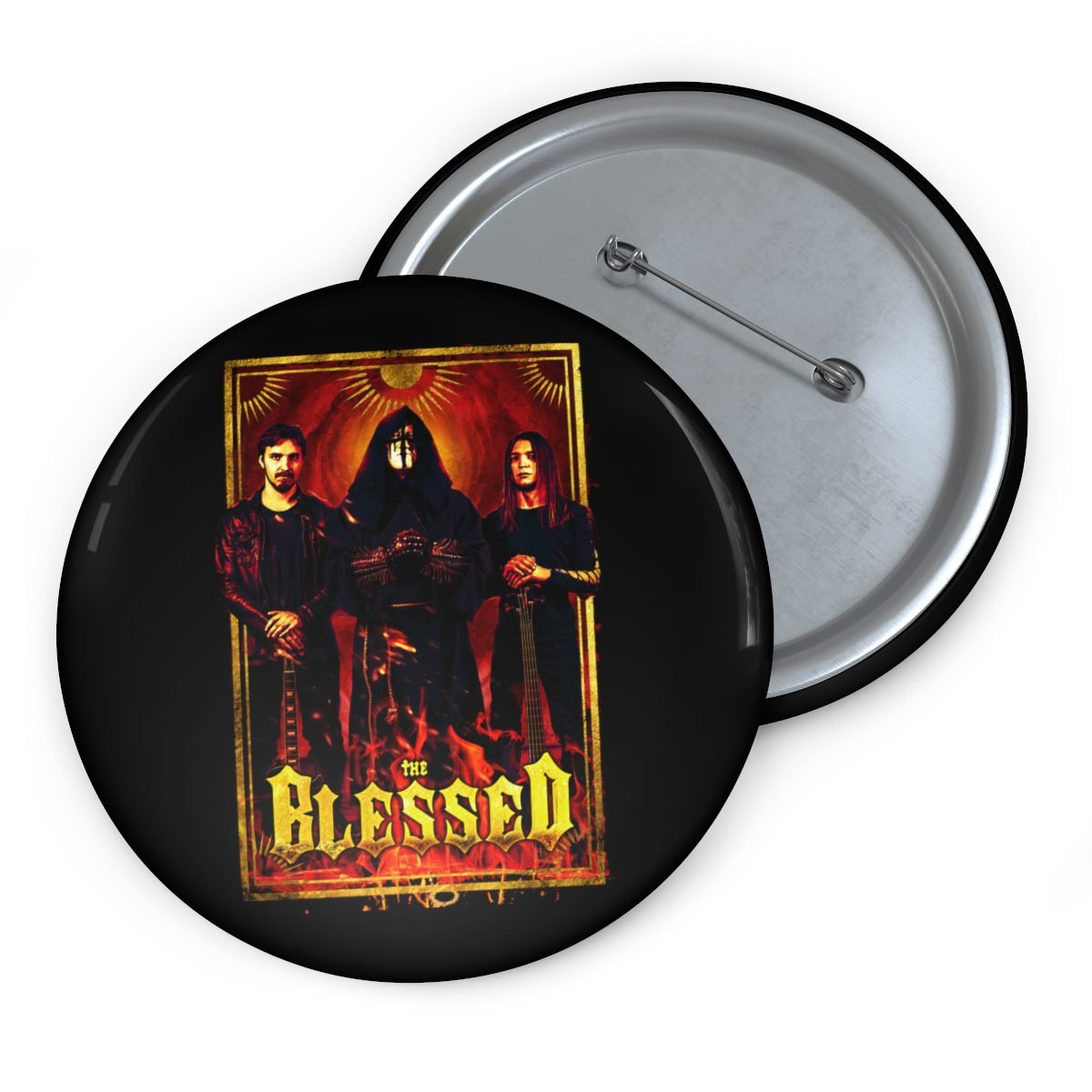 The Blessed Band Photo Pin Buttons