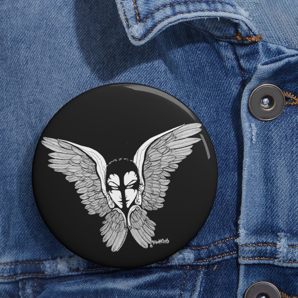 Seraphim by The Wounded Society Pin Buttons