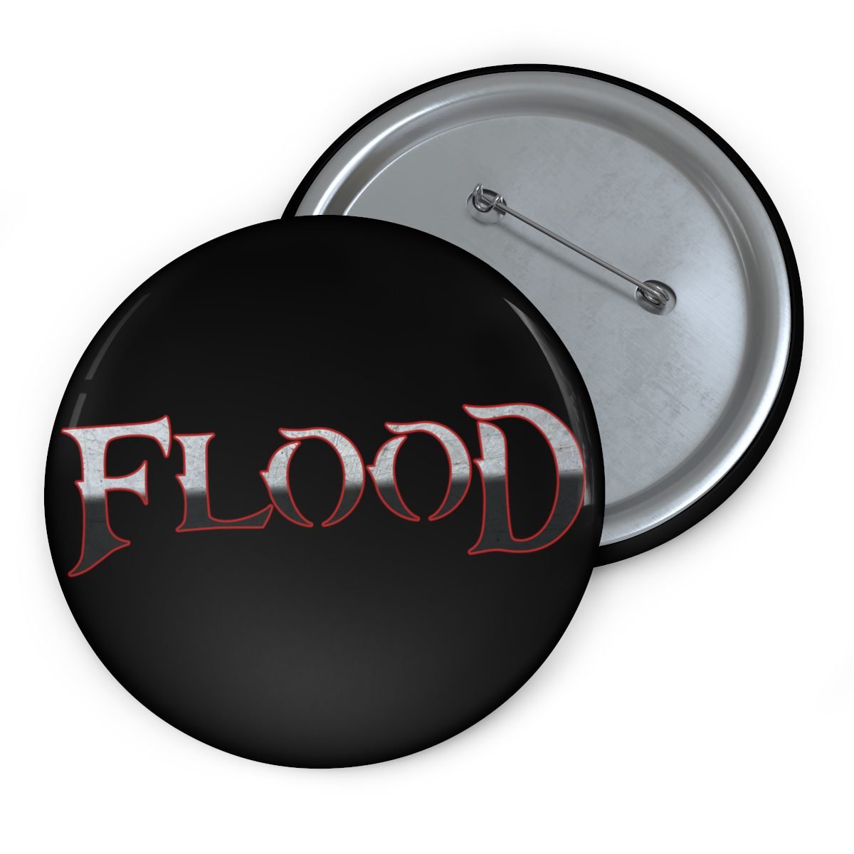 FLOOD Color Logo Pin Buttons