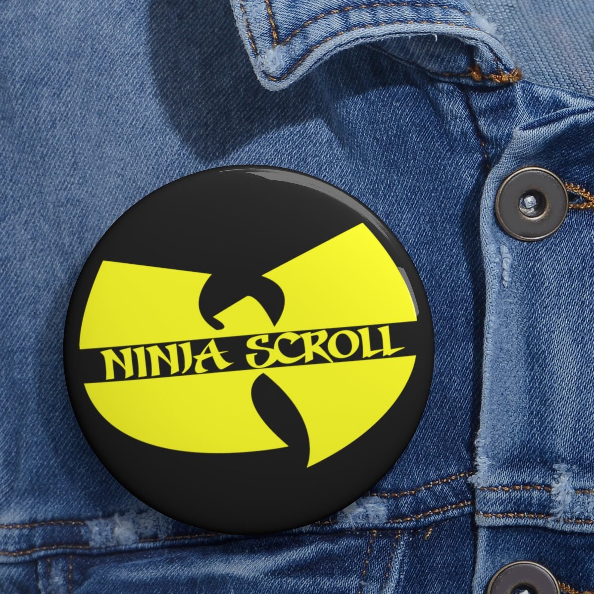 Ninja Scroll – Dove Pin Buttons