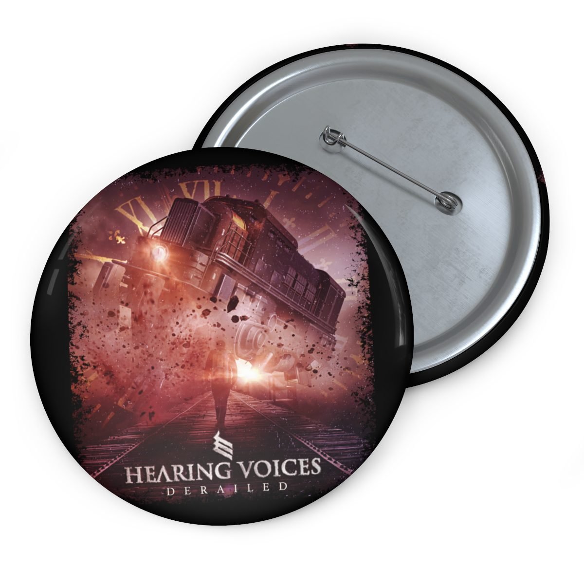 Hearing Voices – Derailed Pin Buttons