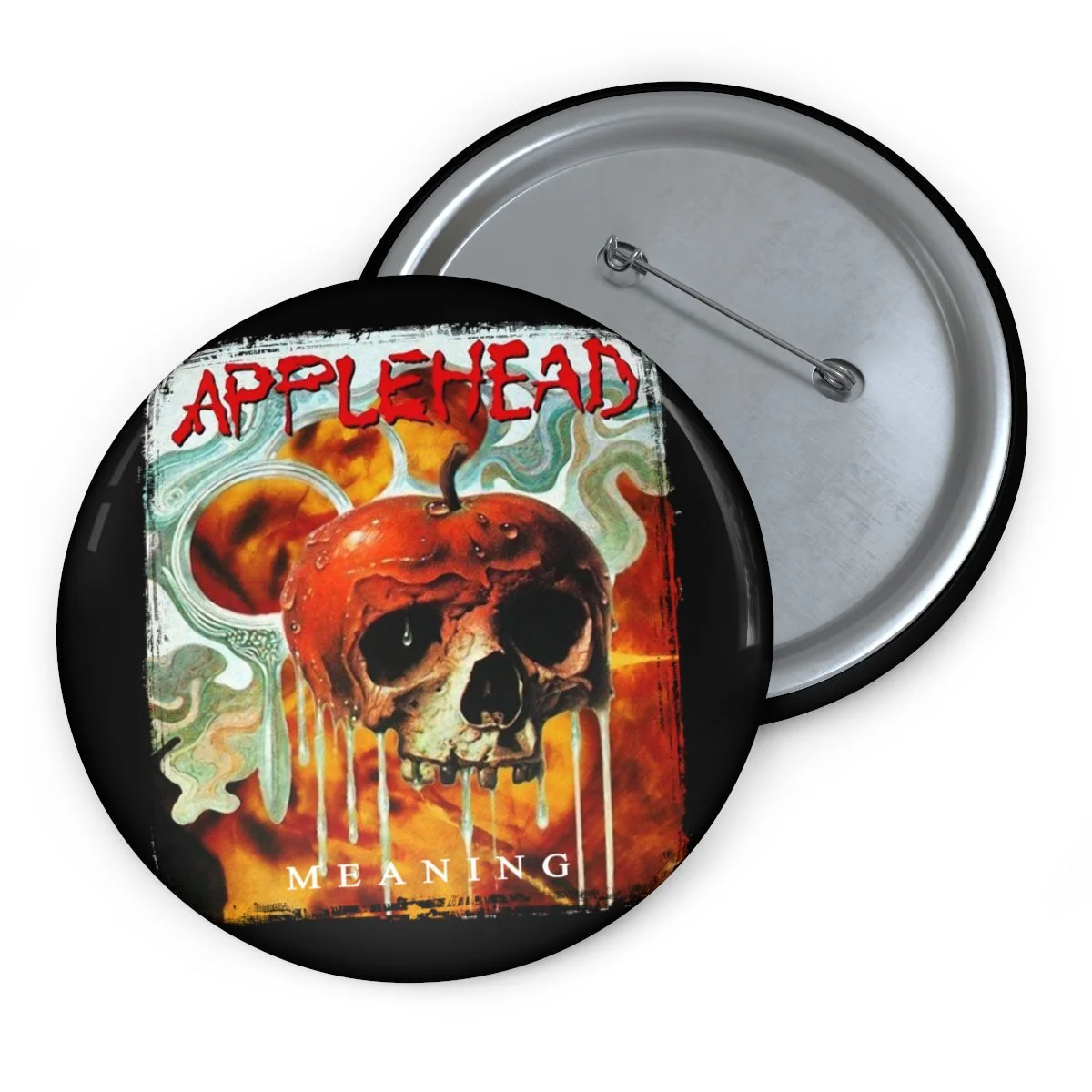 Applehead - Meaning Poison Apple Pin Buttons