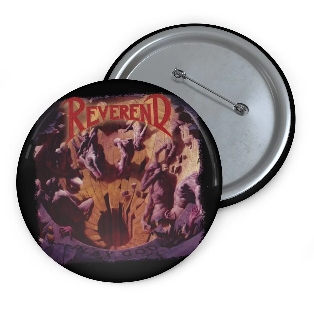 Reverend - Play God Pin Buttons