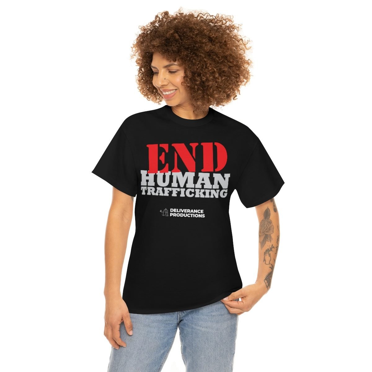 Deliverance Productions – End Human Trafficking Short Sleeve Tshirt
