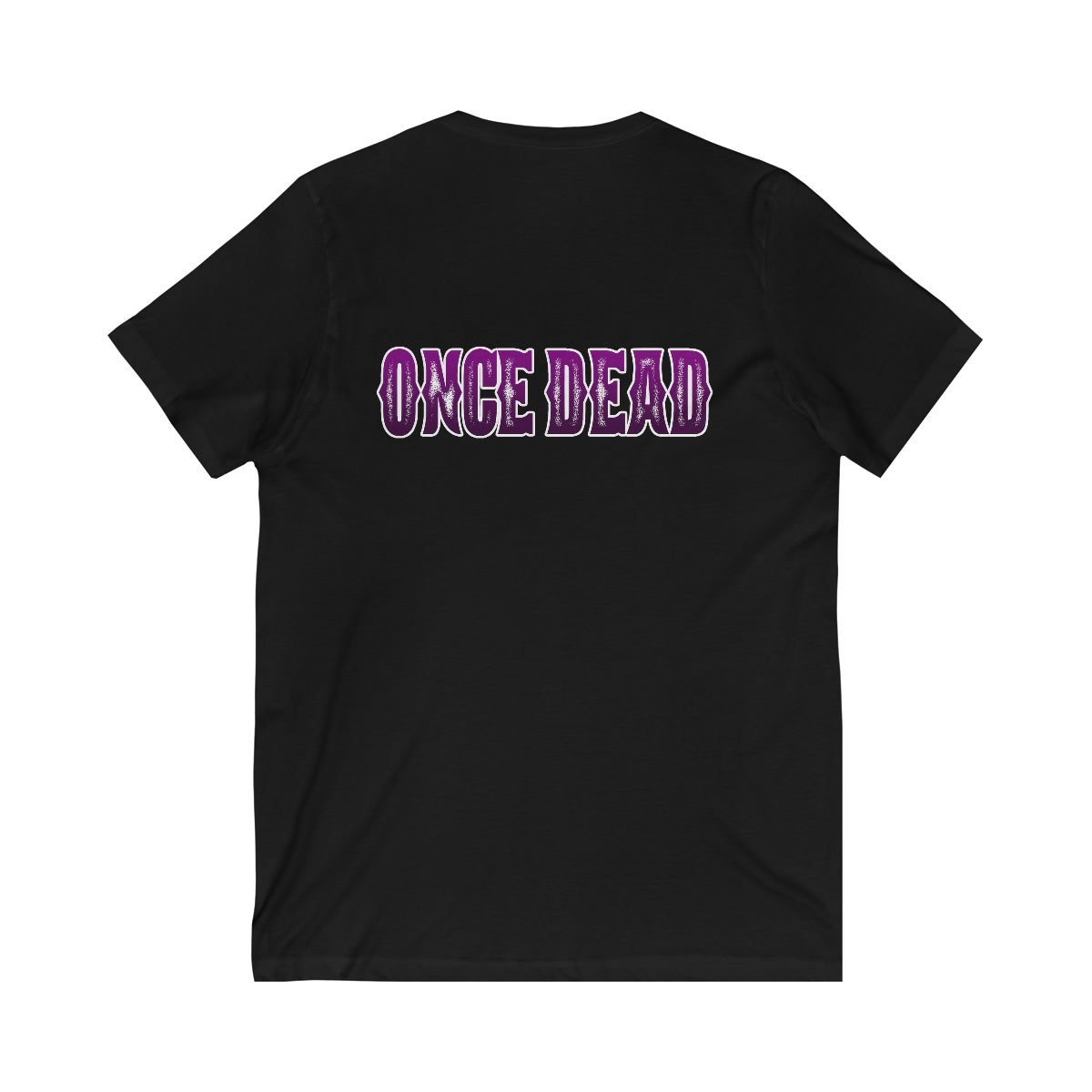 Once Dead – Ghost Tribe Logo Short Sleeve V-Neck Tee