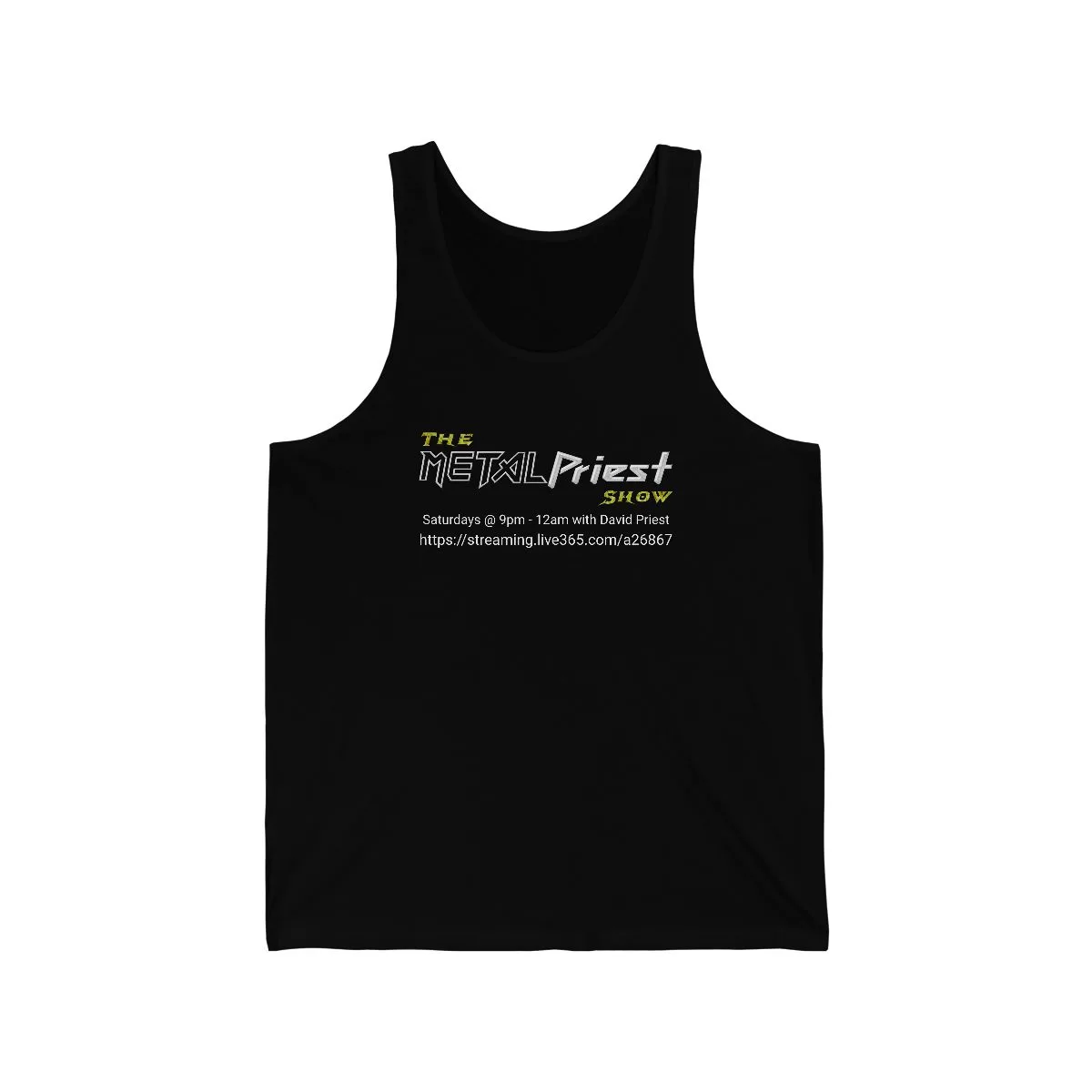 The Metal Priest Single sided Unisex Jersey Tank