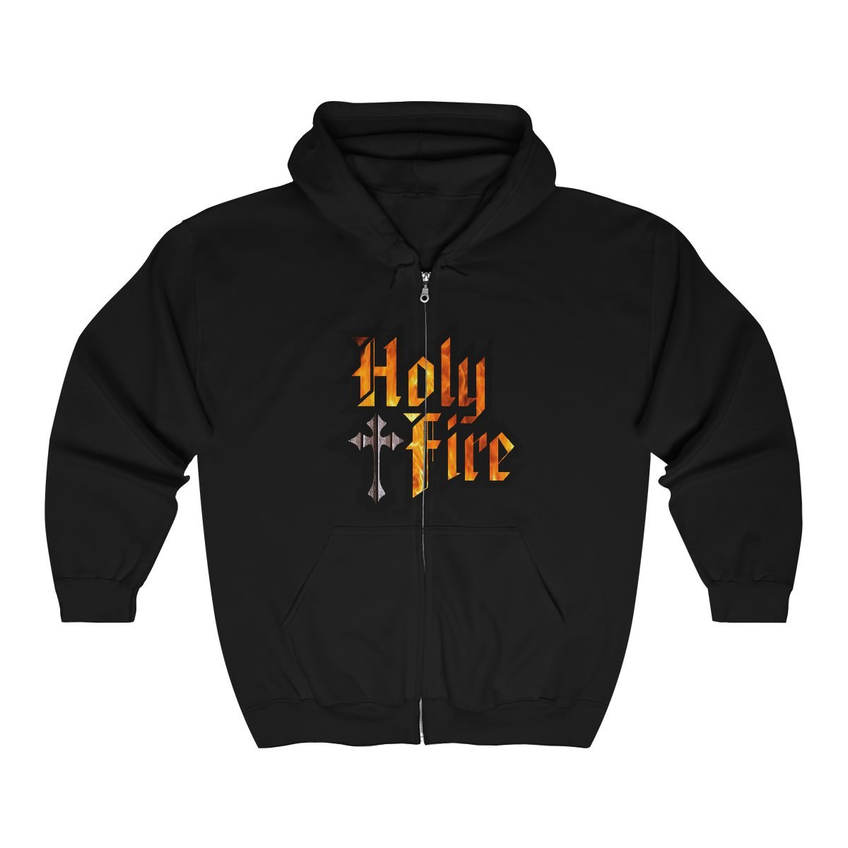 Holy Fire Logo Full Zip Hooded Sweatshirt 18600