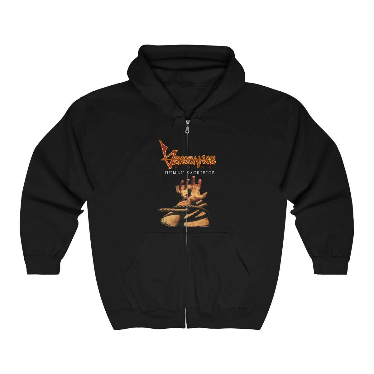 Vengeance Rising – Human Sacrifice Full Zip Hooded Sweatshirt