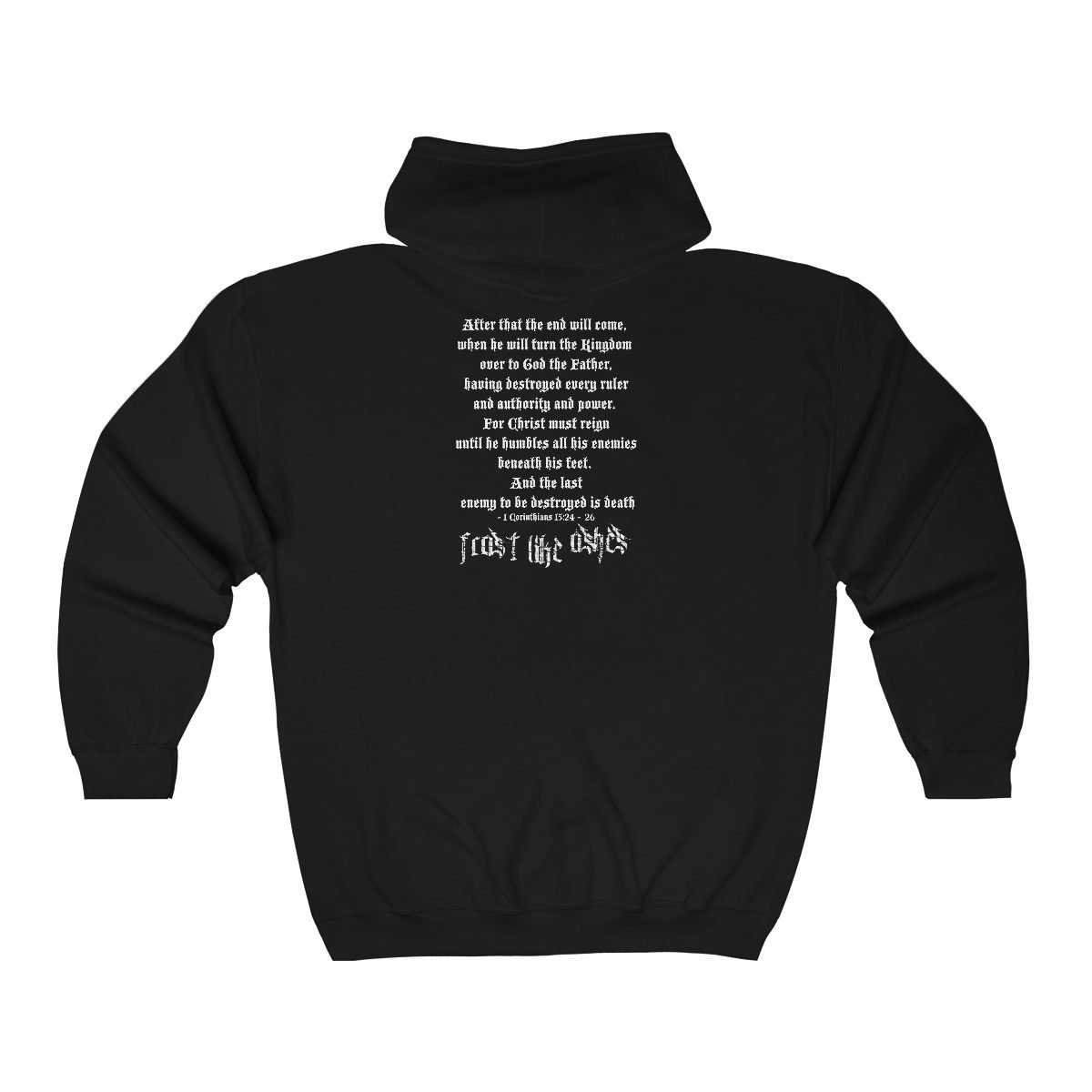 Frost Like Ashes – The Death of Death Full Zip Hooded Sweatshirt